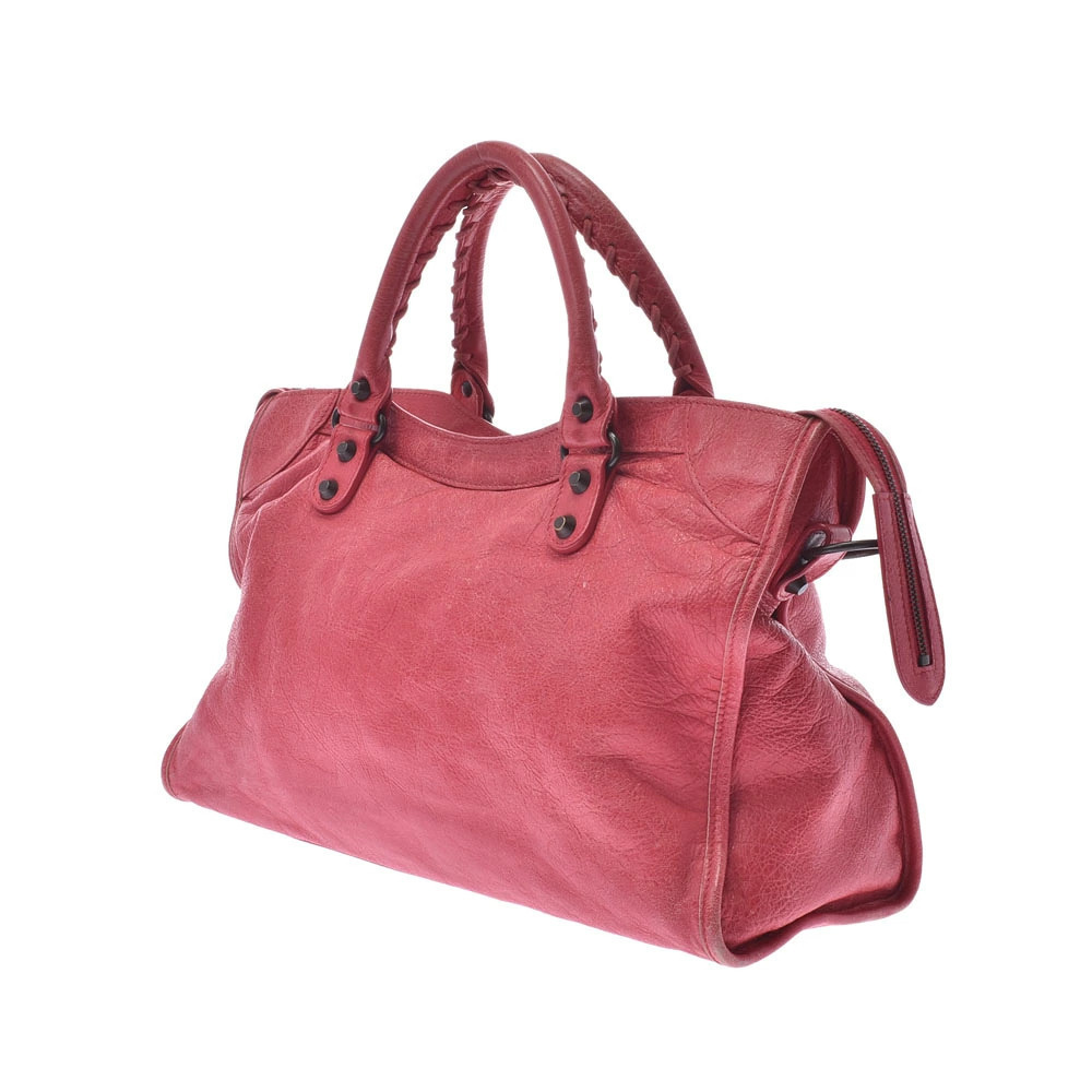Balenciaga Bag Leather The City Red Handbag Red